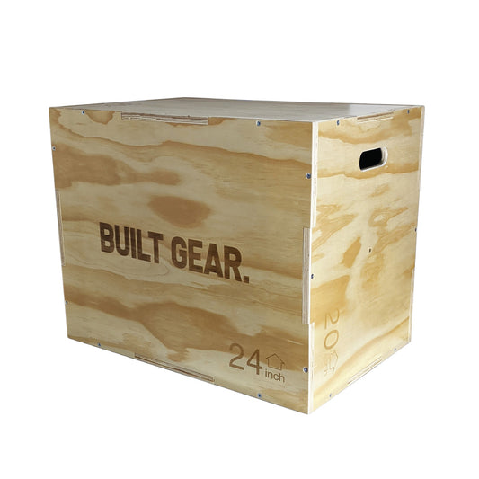 Built Gear 3 in 1 Wooden Plyo Box